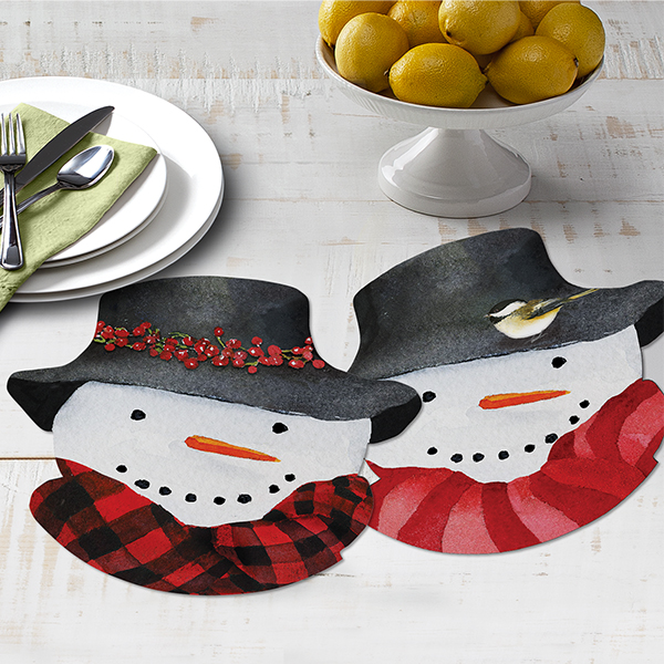 Shaped Reversible Placemats