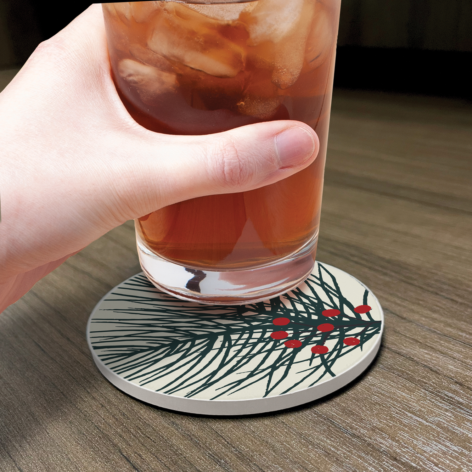 Single Tile Coasters - Round